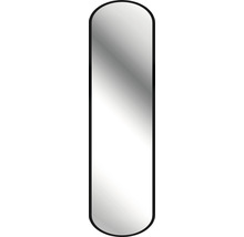 Zrkadlo nástenné oválne 30x120 cm čierne-thumb-1