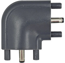 Uhlová zástrčka s tromi kolíkmi