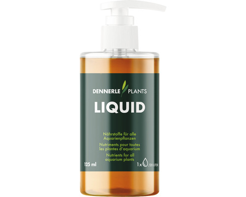 Hnojivo pre akváriové rastliny kvapalné Dennerle Plants Liquid 125 ml Dennerle Plants tekuté hnojivo pre akvarijné rastliny, 125 ml fľaša