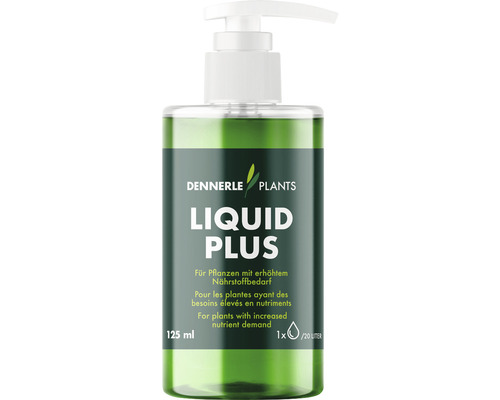 Tekuté hnojivo pre akváriové rastliny Dennerle Plants Liquid PLUS 125 ml Dennerle Plants Tekuté hnojivo Liquid Plus, 125 ml