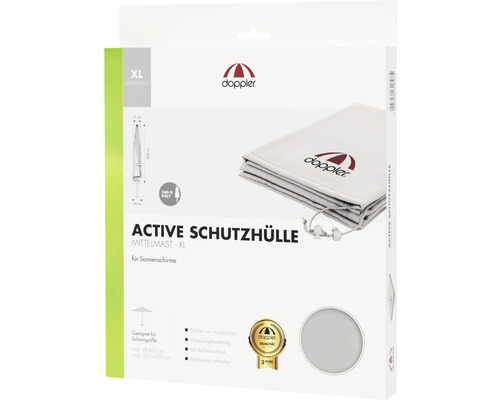Balenie ochranného obalu Doppler Active pre slnečníky so stredovou tyčou vo veľkosti XL