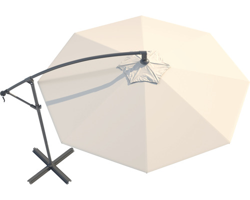 Výkyvný slnečník s krížovou základňou do záhrady