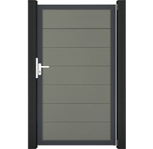 Záhradná bránka s rámom a rukoväťou