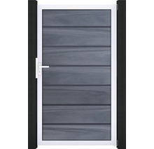 Záhradná bránka s rámom a vodorovnými panelmi