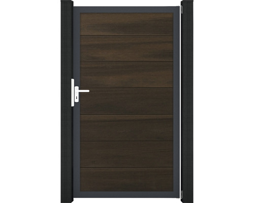 Záhradná bránka z kovu a dreva