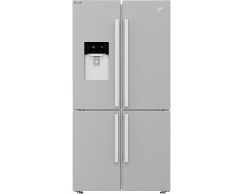 Kombinovaná chladnička s mrazničkou Beko so štyrmi dverami a dávkovačom vody