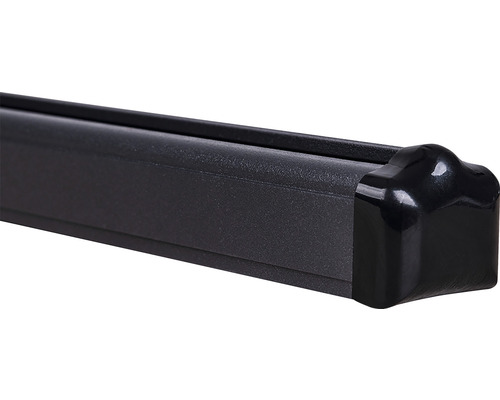 Plastová profilová lišta s koncovkou