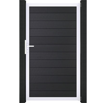 Záhradná bránka s hliníkovým rámom a madlom