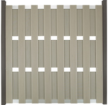 Plastový záhradný plot so stĺpikmi