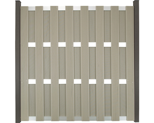 Plotové pole GroJa Merano předmontovaná Plastový záhradný plot so stĺpikmi