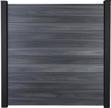 Plotový prvok z dreva a kovu