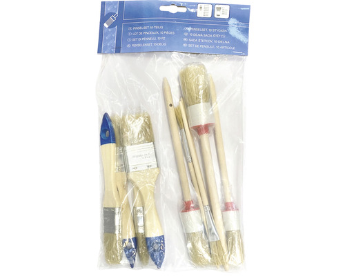 Sada štetcov, desať kusov v balení