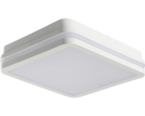 LED vonkajšie stropné svietidlo Kanlux BENO 24W NW-L-SE W IP54 24W 2060lm 4000K biele so senzorom pohybu