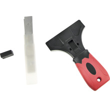 Škrabka na sklo s čepeľami a chráničom čepele