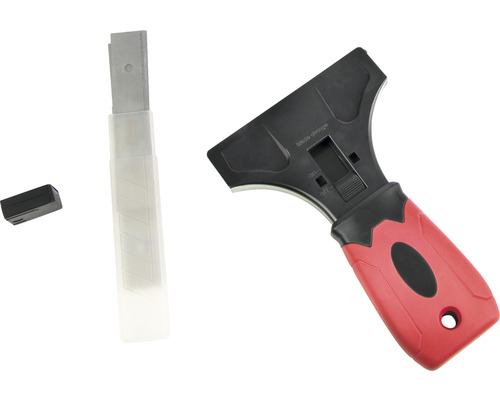 Škrabka na sklo s čepeľami a chráničom čepele