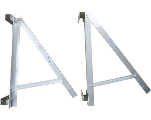 Dve konzoly lešenia z kovu