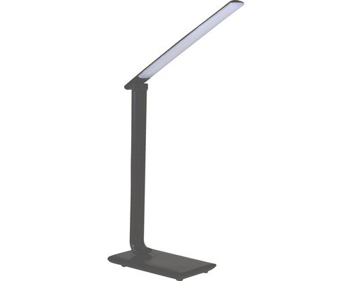 LED stolová lampa Kanlux 35780 PREDA 7,3W 570lm 3000-6500K čierna s USB portom