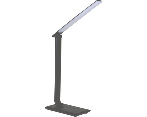LED stolová lampa Kanlux 35780 PREDA 7,3 W 570 lm 3000-6500 K čierna s USB portom Stolná lampa s LED