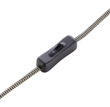 Stolová lampa DECCA kov,drevo/čierna 1xE27