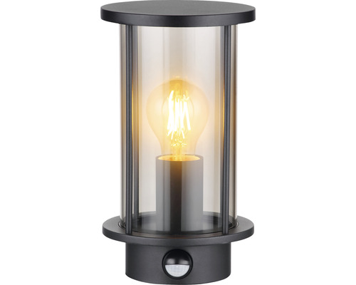 Vonkajšie svietidlo s pohybovým senzorom a čírym sklom