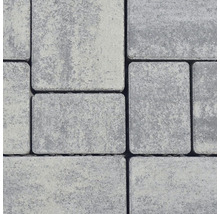 Sivé dlažobné kocky v detaile