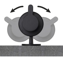 Otočný hák na uteráky Tiger na montáž na stenu