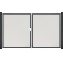 Dvojkrídlová brána do záhrady