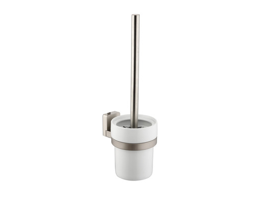 REIKA WC sada kefy Ovaro magnetická matná z nehrdzavejúcej ocele bez montážnej dosky