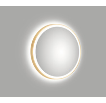 LED Kulaté zrcadlo v ráme DSK Circular Ø 60 cm