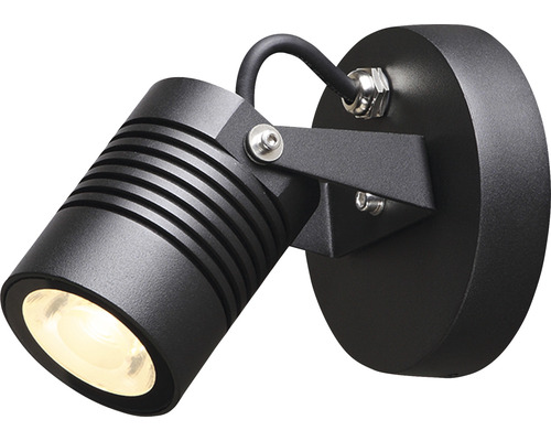 LED vonkajšie nástenné svietidlo Top Light IBIZA IP54 5W 400lm 3000K čierne