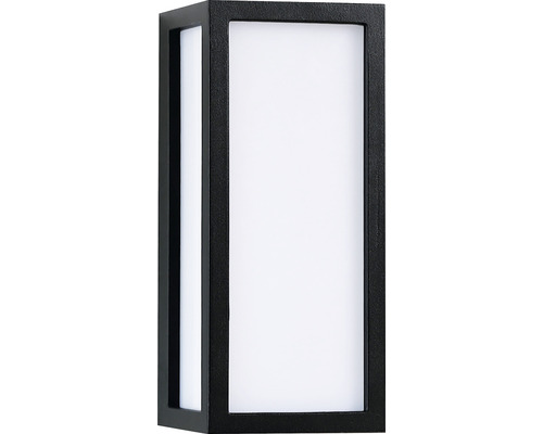 LED vonkajšie nástenné svietidlo Top Light BURGOS XL IP44 20 W 1700 lm 4000 K čierne Obdĺžnikové vonkajšie nástenné svietidlo