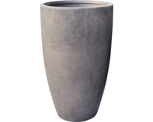 Kvetináč Lafiora Sober Clayfiber Ø 55 x 100 cm hnedý
