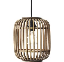 Luster Brilliant Woodrow E27 3x60 W hnedo/prírodný