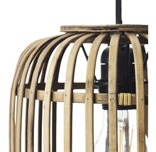 Luster Brilliant Woodrow E27 3x60 W hnedo/prírodný