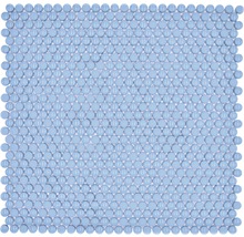 Sklenená mozaika zaoblená smalt mix modrá lesklá/matná-thumb-0