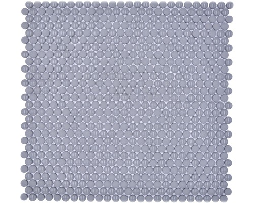 Sklenená mozaika zaoblená smalt mix sivá lesklá/matná