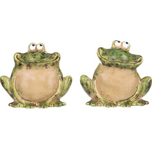 Dekoratívna žaba ako záhradná dekorácia