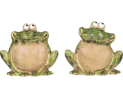 Dekoratívna žaba ako záhradná dekorácia