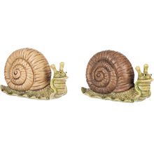 Dve figúrky slimákov do záhrady