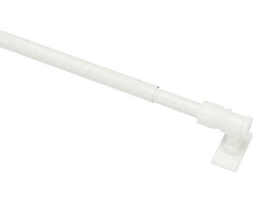 Kaviarenská tyč 12mm, roztiahnuteľná 85-135cm, biela