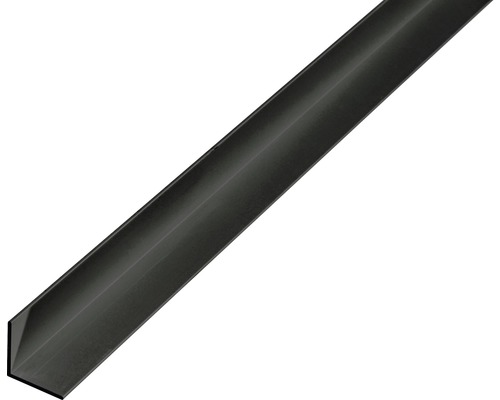 Alu L profil čierny eloxovaný 10x10x1 mm, 1 m