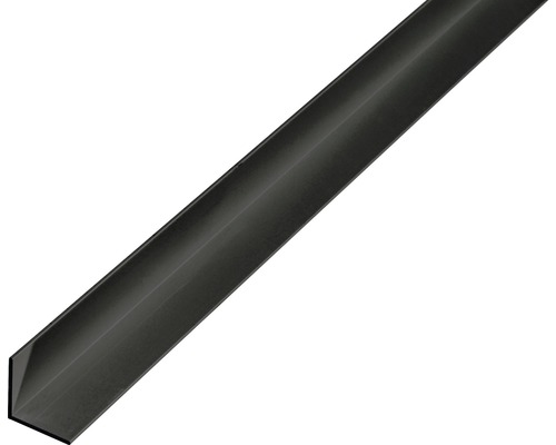 Alu L profil čierny eloxovaný 20x20x1 mm, 1 m