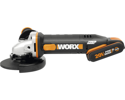 Akumulátorová uhlová brúska od spoločnosti Worx