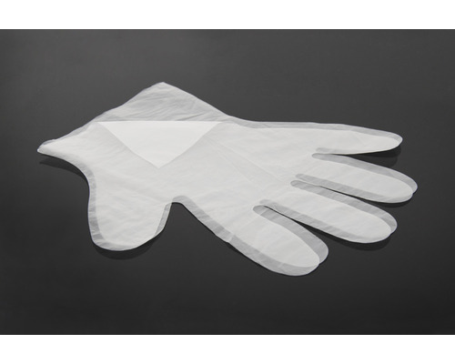 Jednorazová rukavica z plastu