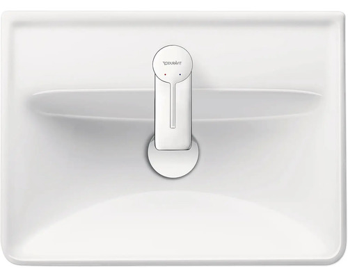 Fotografia bieleho umývadla s logom Duravit