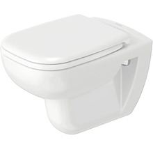 Závesné WC DURAVIT DuraHome otvorený splachovací kruh vr. WC dosky 45960900A1