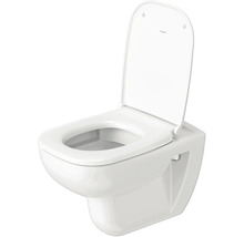 Závesné WC DURAVIT DuraHome otvorený splachovací kruh vr. WC dosky 45960900A1