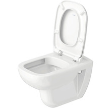Závesné WC DURAVIT DuraHome otvorený splachovací kruh vr. WC dosky 45960900A1