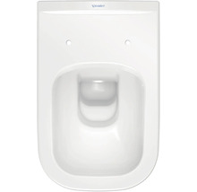 Závesné WC DURAVIT DuraHome otvorený splachovací kruh vr. WC dosky 45960900A1