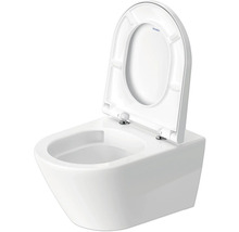 Závesné hlboké splachovacie WC s otvoreným splachovacím okrajom a WC sedadlom